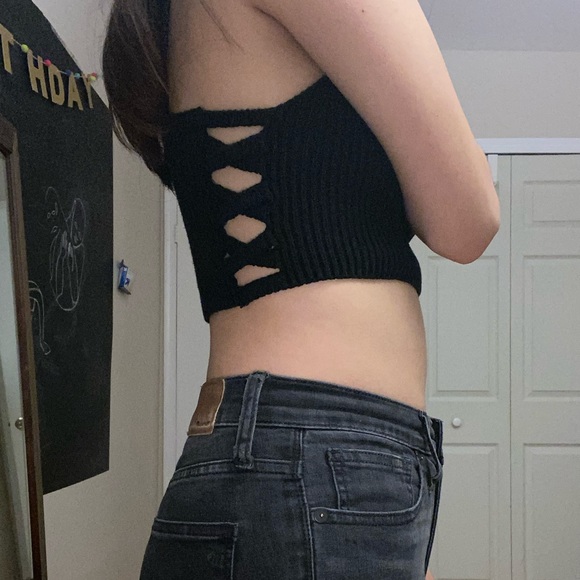 Bershka Knit Croptop - Picture 2 of 3